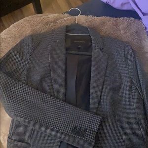 Banana Republic Black & White polka dot blazer 0